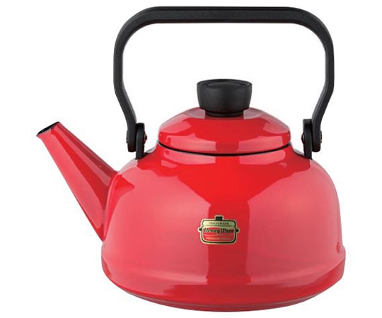 アズワン ソリッド ホーローケトル レッド SD-2.3K R 1個（ご注文単位1個）【直送品】