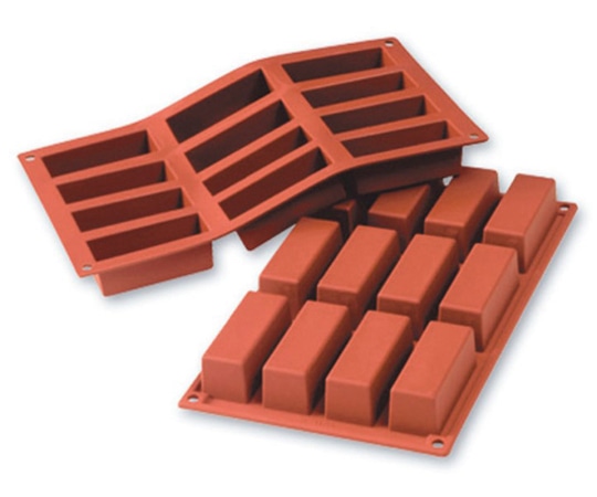 アズワン シリコンベーキングモルド ケーク型 12ヶ取 SF026 1個(ご注文単位1個)【直送品】