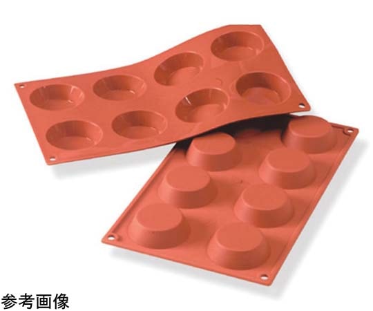 アズワン シリコンベーキングモルド タルトレット6ヶ取 SF016 1個(ご注文単位1個)【直送品】