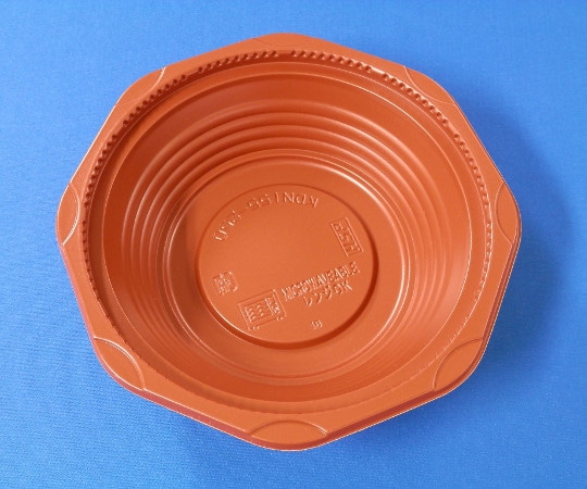 北原産業 丼容器 朱黒 本体 1箱(50枚×18袋入) KDN155-250 1箱(ご注文単位1箱)【直送品】