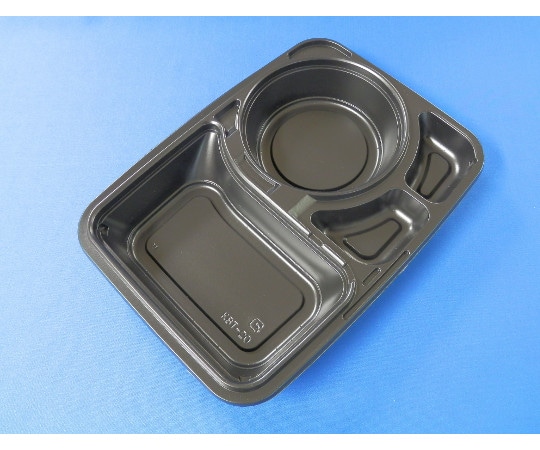 北原産業 カレー容器 黒 本体 1箱(50枚×8袋入) KBT-20 1箱(ご注文単位1箱)【直送品】