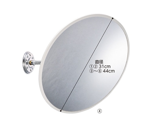 ストア・エキスプレス フレキシブル防犯ミラー 44cm固定式 白 61-660-82-2 1台(ご注文単位1台)【直送品】