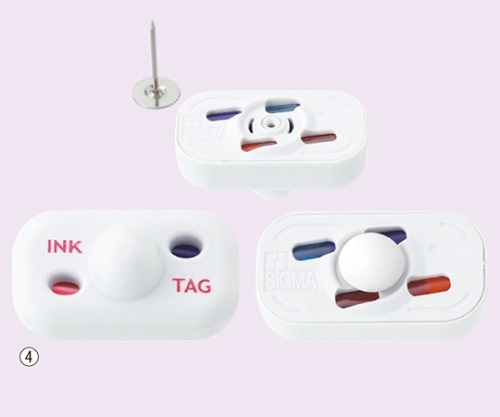 ストア・エキスプレス インク式万引き防止タグ チェックマット対応クラッチ 1セット(100個入) 61-753-9-3 1セット(ご注文単位1セット)【直送品】