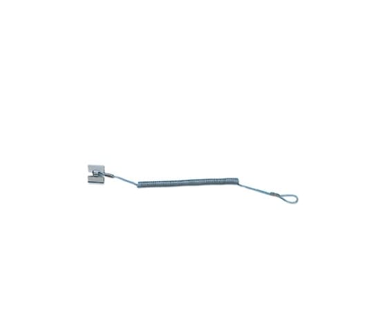 ストア・エキスプレス 防犯ストラップ ステンレスカールコード 1セット(5本入) 61-434-1-5 1セット(ご注文単位1セット)【直送品】