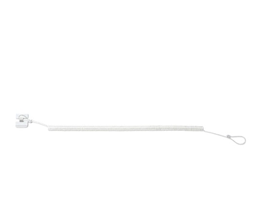 ストア・エキスプレス 防犯ストラップ ステンレスカールコード(ロング) 61-434-1-6 1本(ご注文単位1本)【直送品】