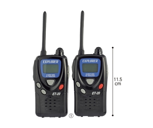 ストア・エキスプレス 特定小電力トランシーバーセット トランシーバー 1セット(2台入) RK-500-1-7 1セット（ご注文単位1セット）【直送品】