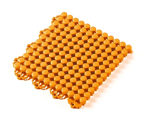 テラモト エコスノコ144 オレンジ 150×150 MR-089-072-5 1枚(ご注文単位1枚)【直送品】