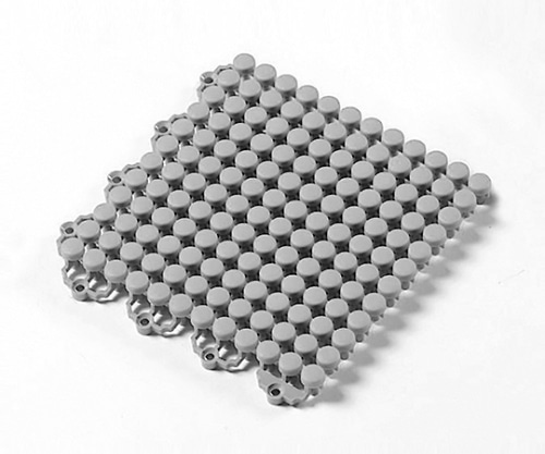 テラモト エコスノコ144 灰 150×150 MR-089-072-6 1枚(ご注文単位1枚)【直送品】