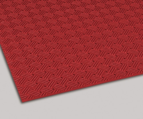 テラモト ダイヤマットグリッド 92㎝×10m 赤 MR-159-000-2 1本(ご注文単位1本)【直送品】