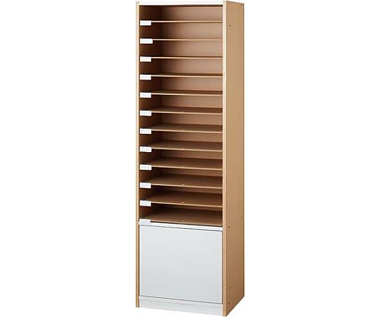 バリュテック・インターナショナル PL用紙整理ラック A3用紙対応 幅479 扉付 PLN-24 1台（ご注文単位1台）【直送品】