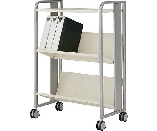 林製作所 重量物対応ファイルワゴン 天板付き 2段 10-007MH 1台（ご注文単位1台）【直送品】