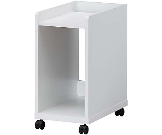 白井産業 木製デスク下ワゴン スリム OF2-6030W 1台(ご注文単位1台)【直送品】