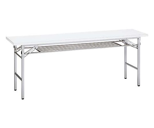 トーカイスクリーン 折りたたみテーブル幅1800奥行450ホワイト VT-156-W 1台(ご注文単位1台)【直送品】