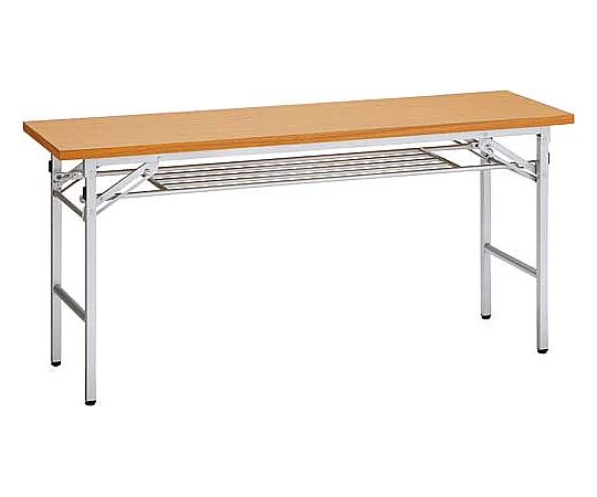 トーカイスクリーン 折りたたみテーブル幅1500奥行450チーク VT-155-T 1台(ご注文単位1台)【直送品】