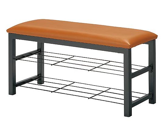 あずま工芸 ラック付エントランスベンチ TBC-008 1台（ご注文単位1台）【直送品】