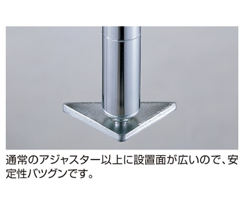 ストア・エキスプレス ワイヤーラック 三角プレート 三角プレート 1セット(2個入) 61-66-4-1 1セット（ご注文単位1セット）【直送品】