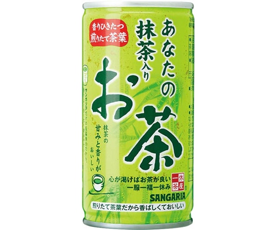 日本サンガリアベバレッジカンパニー あなたの抹茶入りお茶 190g 30缶 016492 1セット※軽（ご注文単位1セット）【直送品】
