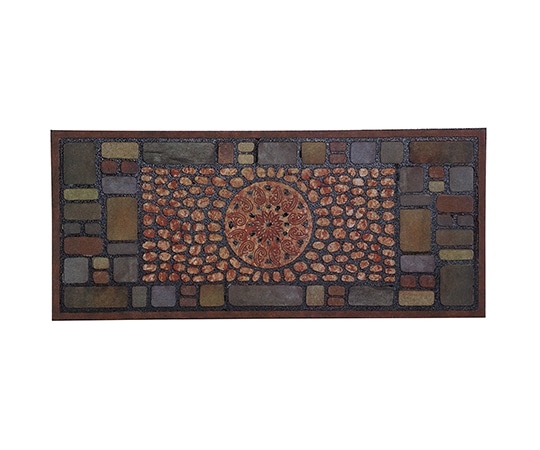 ベストコ エントランスラバーマット モザイクタイル 24×55 ND-462 1個(ご注文単位1個)【直送品】