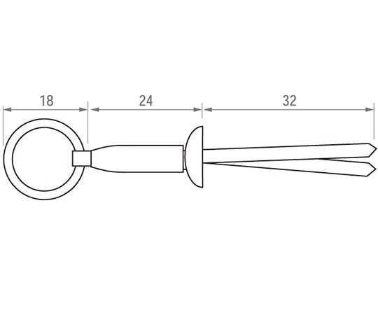 福井金属工芸 花鐶 CR-31 1個（ご注文単位1個）【直送品】
