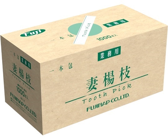 尚美堂 フジ袋入爪楊枝 英文 1箱(1000本入) 768700 1箱(ご注文単位1箱)【直送品】