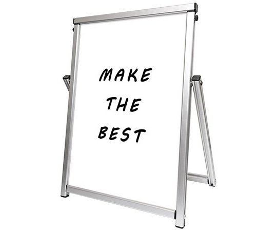 常磐精工 コンパクトサインホワイトボード シルバー A2 COSWB-A2 1台（ご注文単位1台）【直送品】