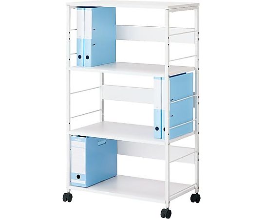 F.M.L CNデスクサイドワゴンN ハイタイプ ホワイト LFA6310LWHN 1台(ご注文単位1台)【直送品】