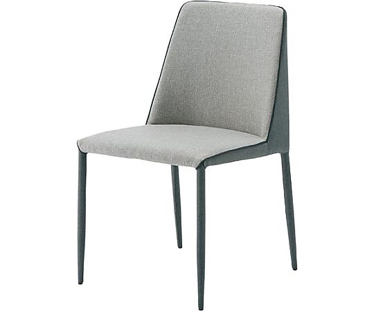 あずま工芸 セリオチェア グレー 2脚入 TDC-9835GY 1箱(ご注文単位1箱)【直送品】