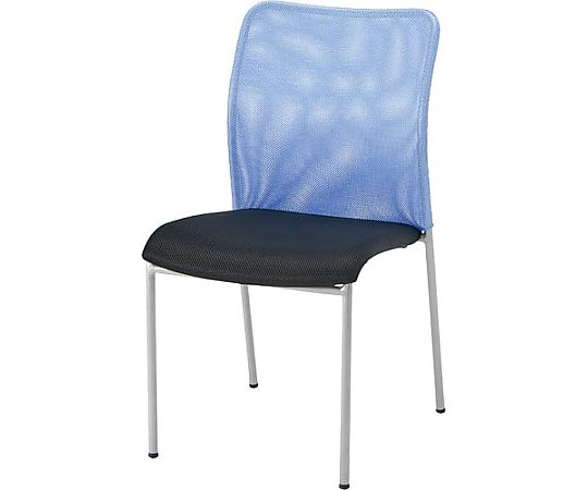 関家具 メッシュM用チェア 背LBL座BK 4脚セット 252248 1箱(ご注文単位1箱)【直送品】