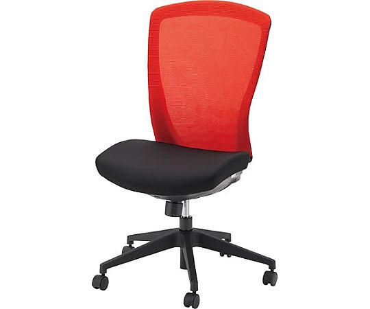 CLOVE ラフィナートネット2チェア 肘なし レッド Z-TAR2000-R1N 1脚(ご注文単位1脚)【直送品】