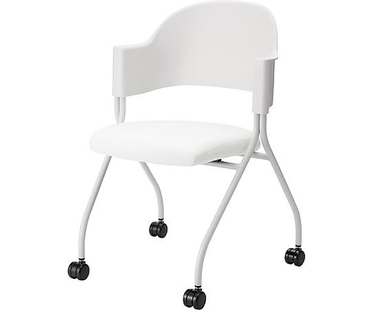 CLOVE フランチェアレザータイプ白脚背カバー無 座白2脚 Z-TTK20-L2777 1箱(ご注文単位1箱)【直送品】