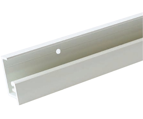 福井金属工芸 額吊アルミレール1.0m 3400-W 1個（ご注文単位1個）【直送品】