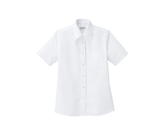 FACE レディスレギュラーカラー半袖ブラウス ホワイト 11G FB4036L-15 11G 1枚（ご注文単位1枚）【直送品】