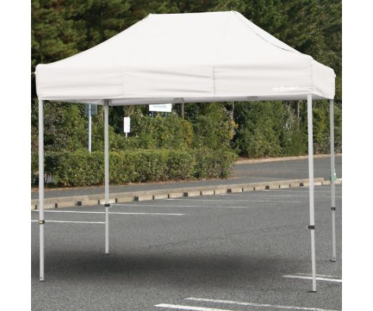 ユニット クイックテント 4.8×2.4m ホワイト 835-604 1セット(ご注文単位1セット)【直送品】