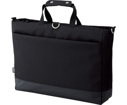 LIHITLAB キャリングバッグ(ヨコ型Lサイズ) ブラック A7671-24 1個(ご注文単位1個)【直送品】