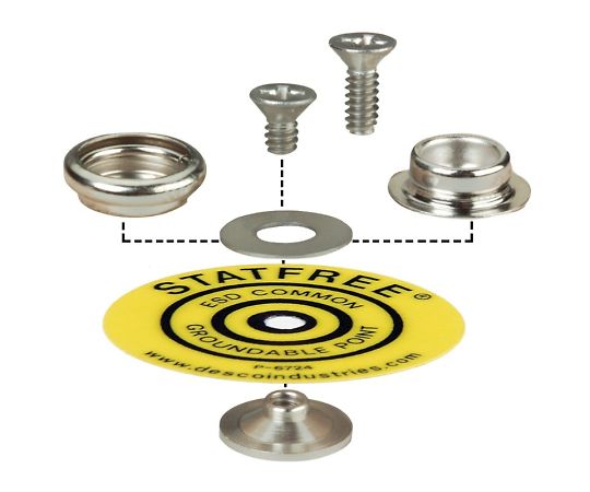 DESCO マット留め具 共通 セット 10mm 09864 1セット (ご注文単位1セット)【直送品】