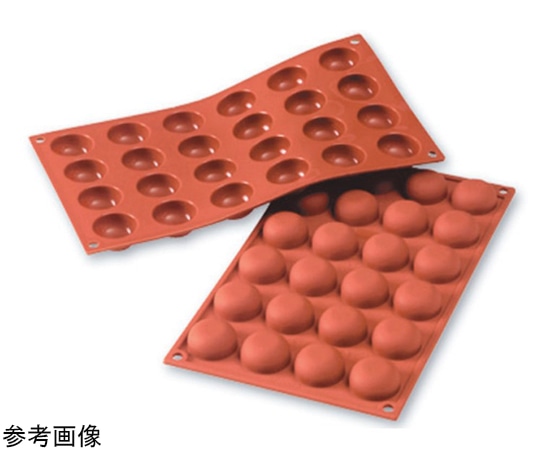 アズワン シリコンベーキングモルド ポンポネット型 24ヶ取 SF009 1個(ご注文単位1個)【直送品】