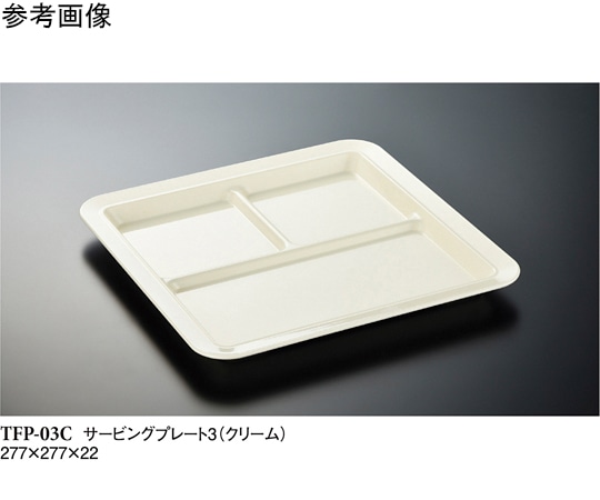 スリーライン サービングプレート3 10個入 TFP-03C 1袋（ご注文単位1袋）【直送品】