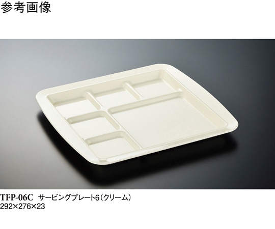 スリーライン サービングプレート6 10個入 TFP-06C 1袋（ご注文単位1袋）【直送品】
