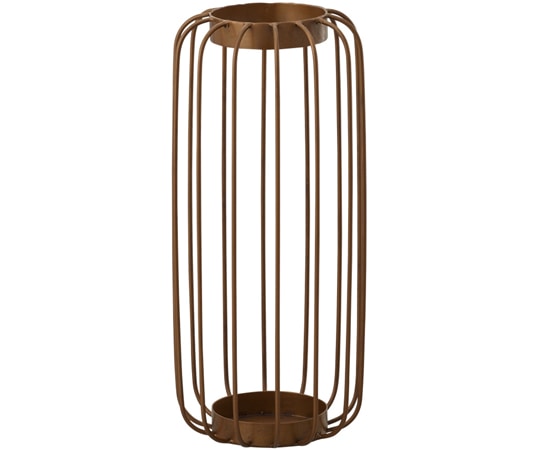 クレイ 鉄製花器 Louver(ルーバー)GL18φ×41H 550-831-902 1個（ご注文単位1個）【直送品】