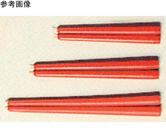 アズワン テーパーキャンドル 12本入 赤 12インチ  1個（ご注文単位1個）【直送品】