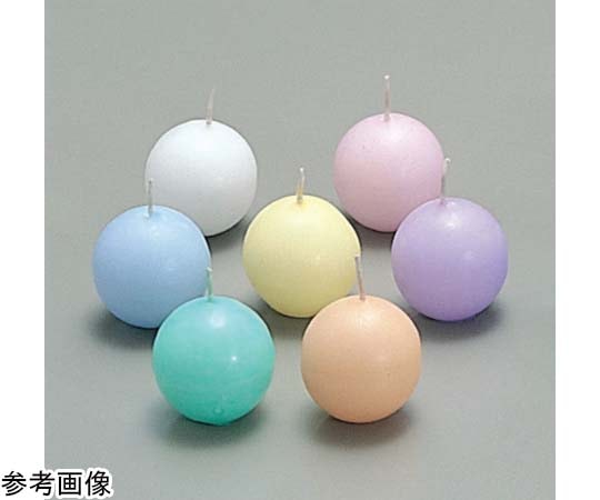 アズワン フローティングボールキャンドル(40ケ入)イエロー 163025 1箱（ご注文単位1箱）【直送品】