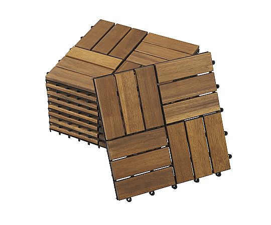 アイリスオーヤマ ウッドタイルデッキ WTD-12 1個（ご注文単位1個）【直送品】