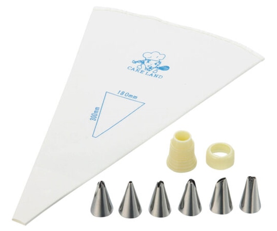 タイガークラウン 絞り出し袋口金付 12インチ #543 1個（ご注文単位1個）【直送品】