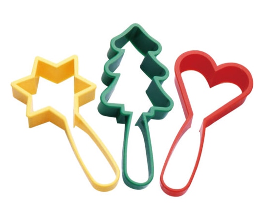 タイガークラウン ハンドルクッキー抜型 3P 1セット(3個入) #1145 1セット（ご注文単位1セット）【直送品】