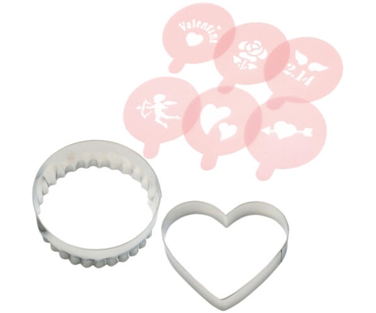 タイガークラウン バレンタインステンシルセット #1193 1個（ご注文単位1個）【直送品】