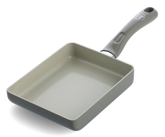 グリーンシェフ アースカラー エッグパン クォーツグレー CC005426-004 1個(ご注文単位1個)【直送品】