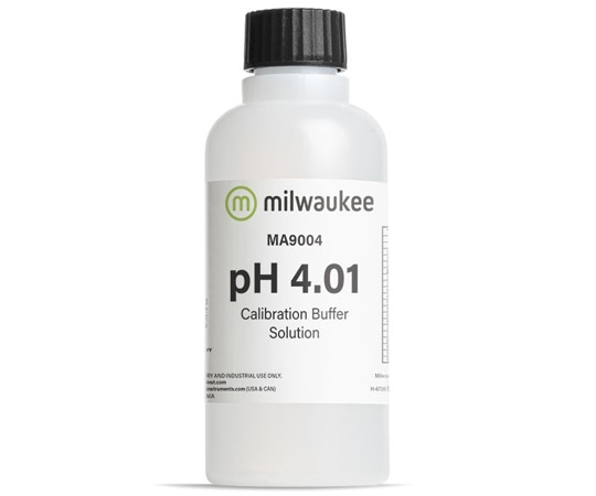 Milwaukee pH4.01標準液 230mLボトル MA9004 1本（ご注文単位1本）【直送品】