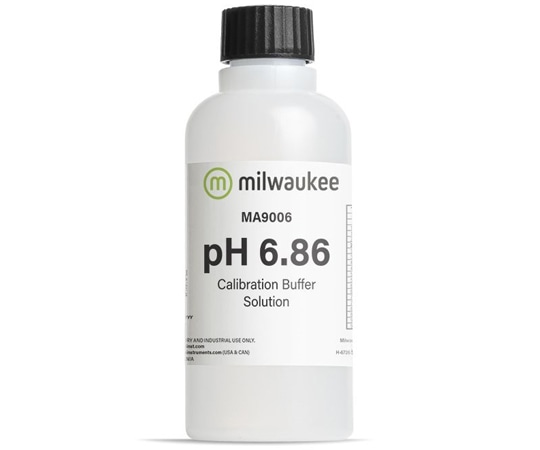 Milwaukee pH6.86標準液 230mLボトル MA9006 1本（ご注文単位1本）【直送品】