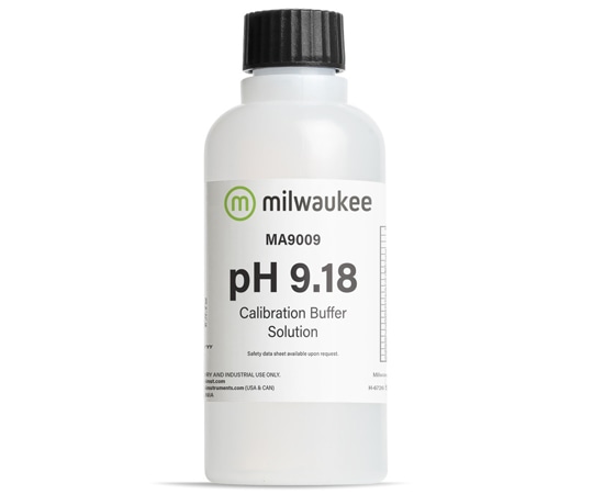 Milwaukee pH9.18標準液 230mLボトル MA9009 1本（ご注文単位1本）【直送品】