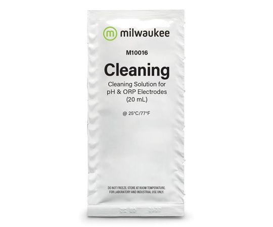 Milwaukee 電極洗浄液 20mL×25袋 M10016B 1箱（ご注文単位1箱）【直送品】
